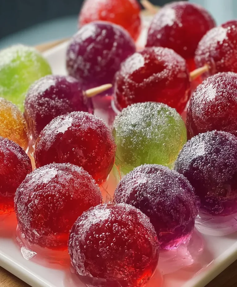 Frozen Candy Grapes-Jell-O Recipe Easy Treat