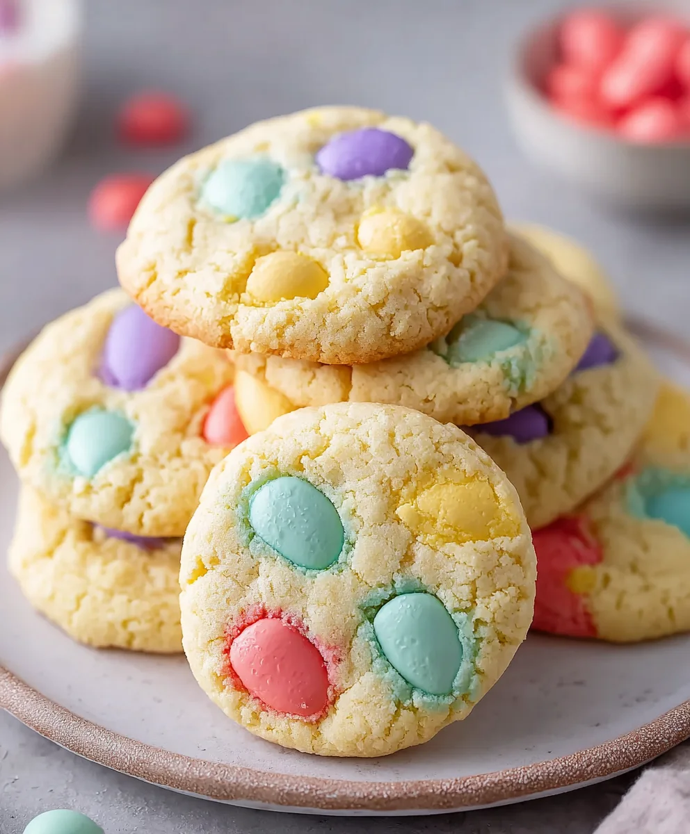 Easy Easter Cake Mix Cookies - Festive & Delicious