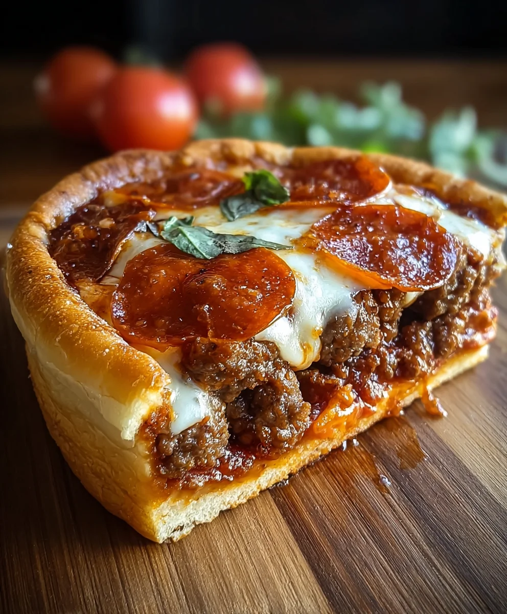 The Ultimate Pizza Burger Pie-Flavorful & Easy