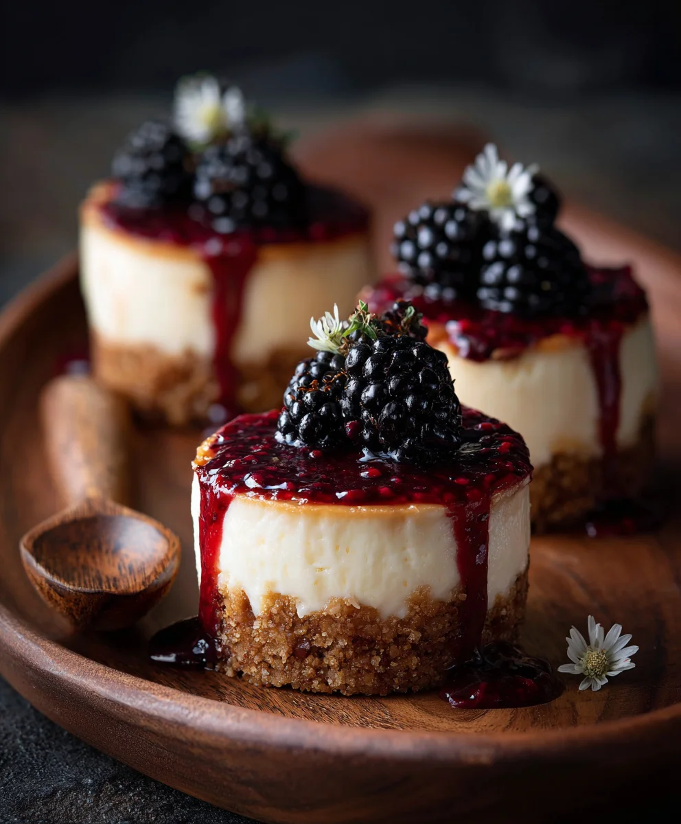 Luscious Blackberry Lavender Cheesecake - Easy Recipe