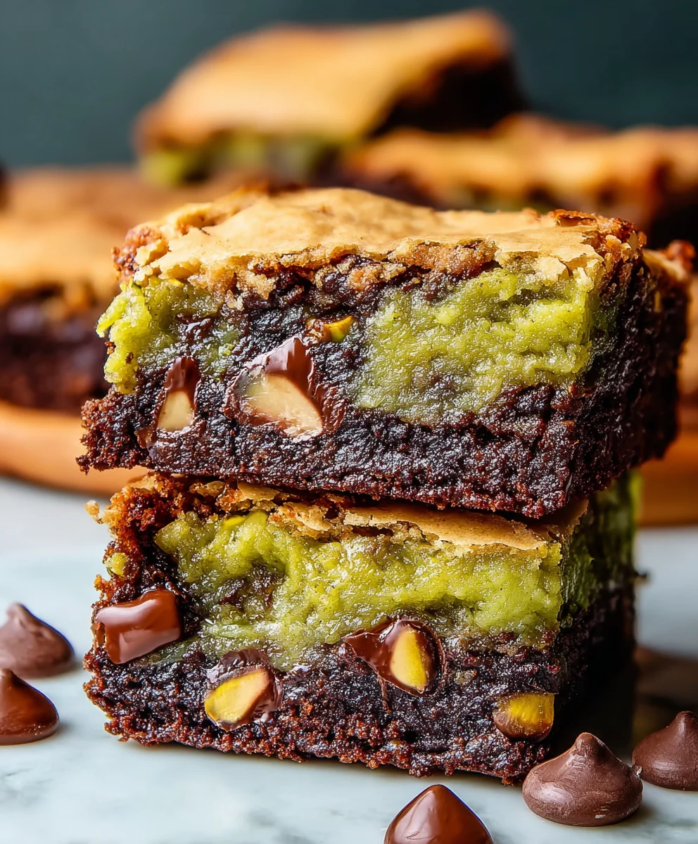 Pistachio Brookies-Deliciously Nutty-Easy Recipe