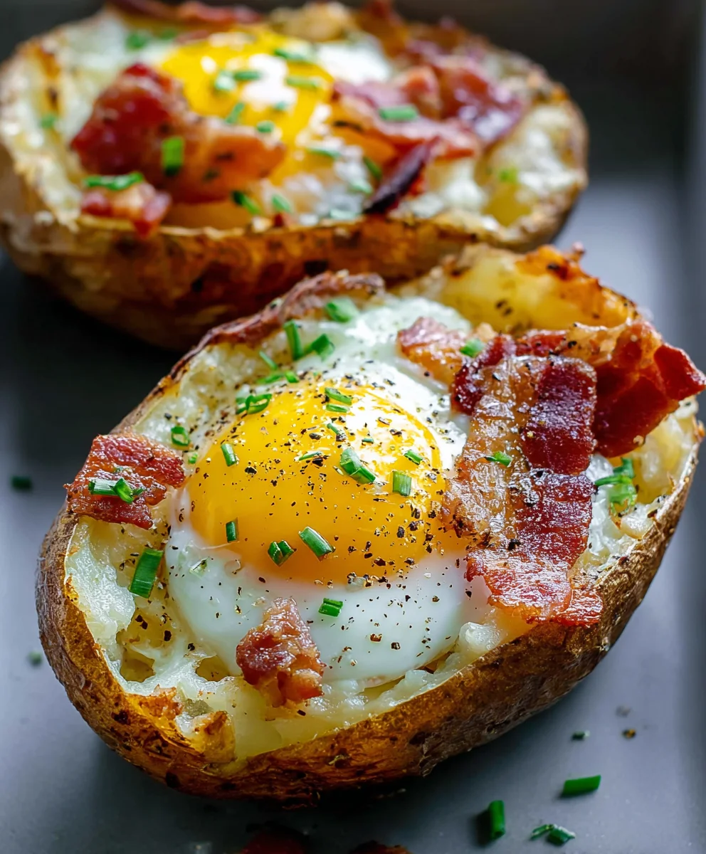 Double Baked Beef-Beef Bacon Egg Potatoes-Delicious