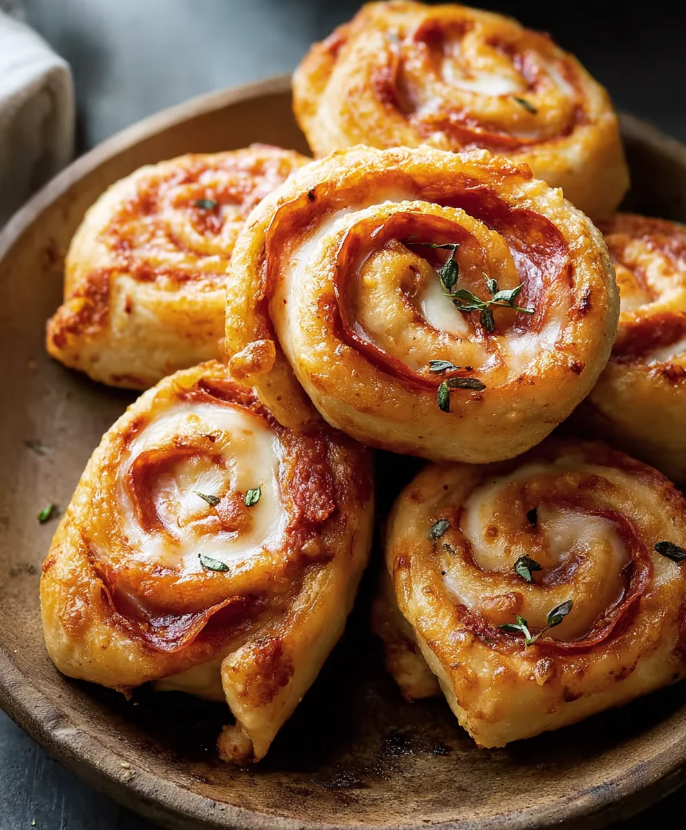 Homemade Beef Beef Pepperoni Pizza Rolls Recipe
