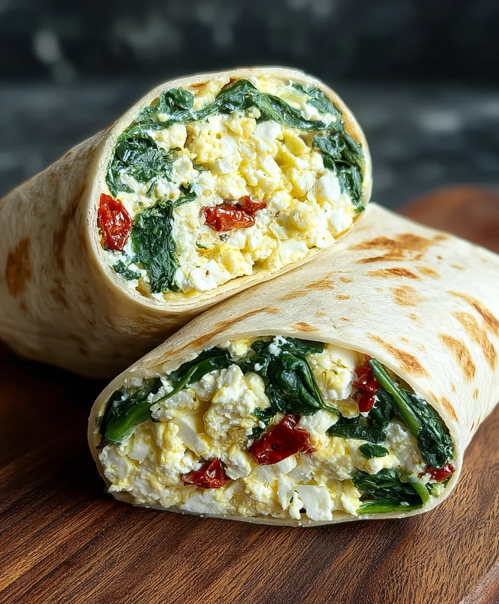 Copycat Starbucks Spinach Egg White Feta Wrap