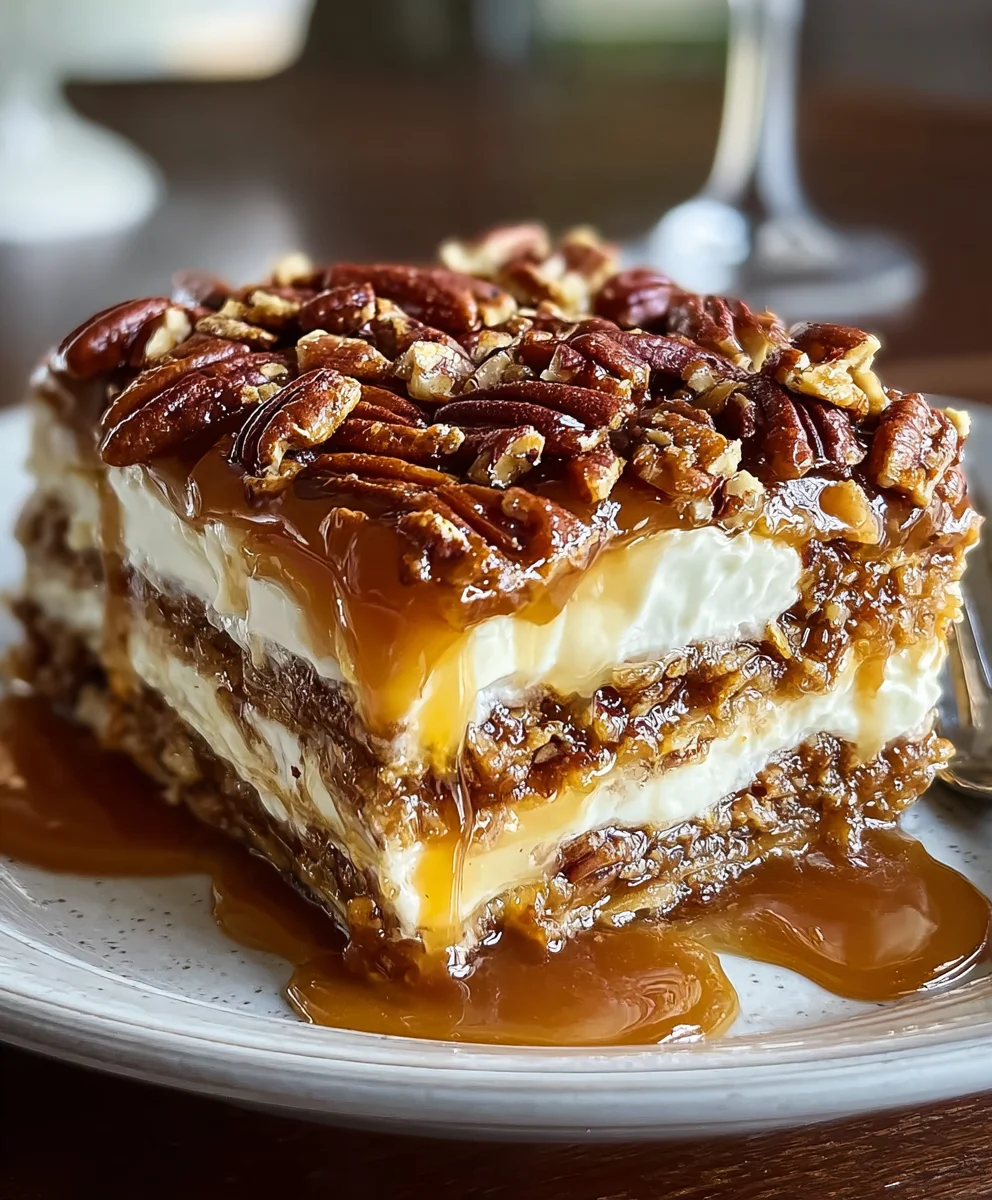 Pecan Pie Lasagna - Decadent Dessert Recipe