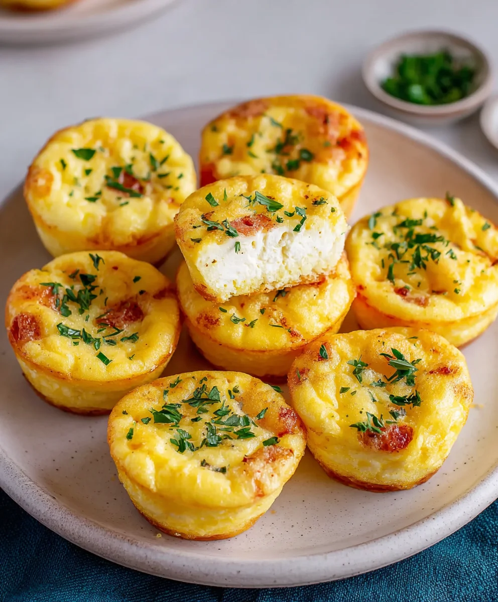 Creamy Cottage Cheese Egg Bites-Easy & Delicious