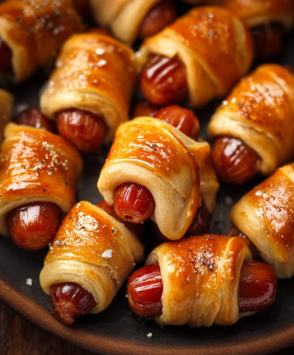 Glazed Beef Pigs in a Blanket - Easy Appetizer Recipe