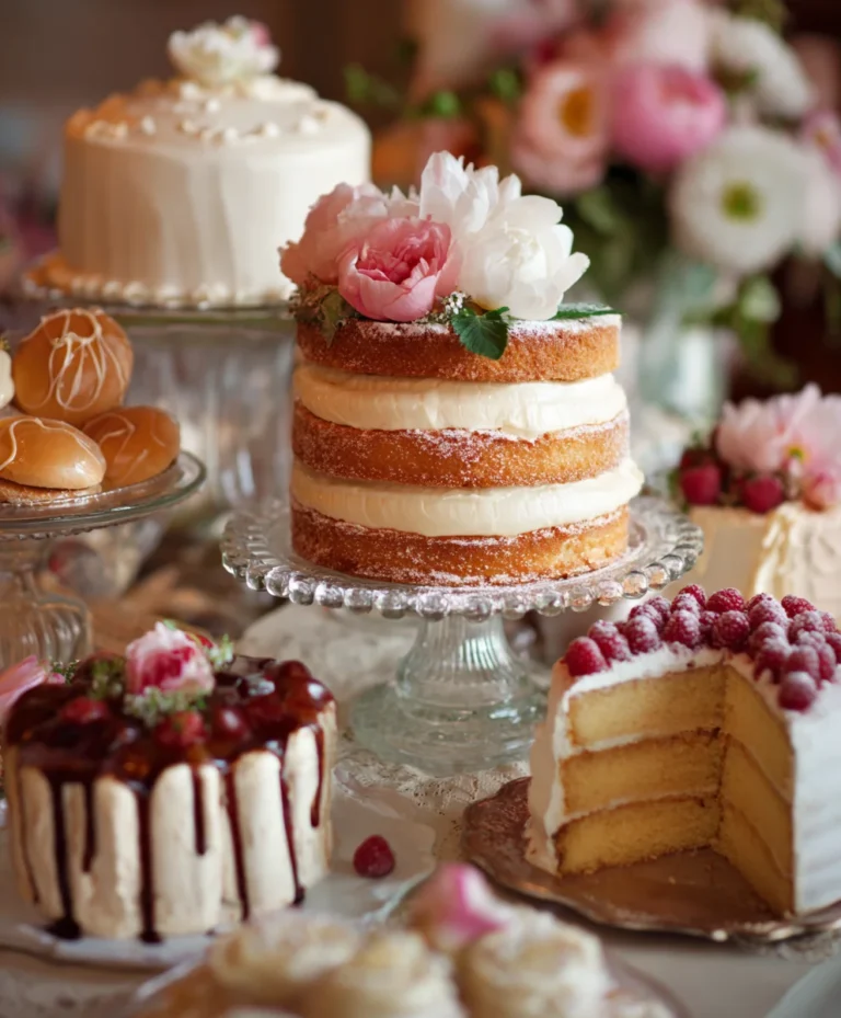 Vintage Wedding Dessert Table-Sweet Nostalgic Creations