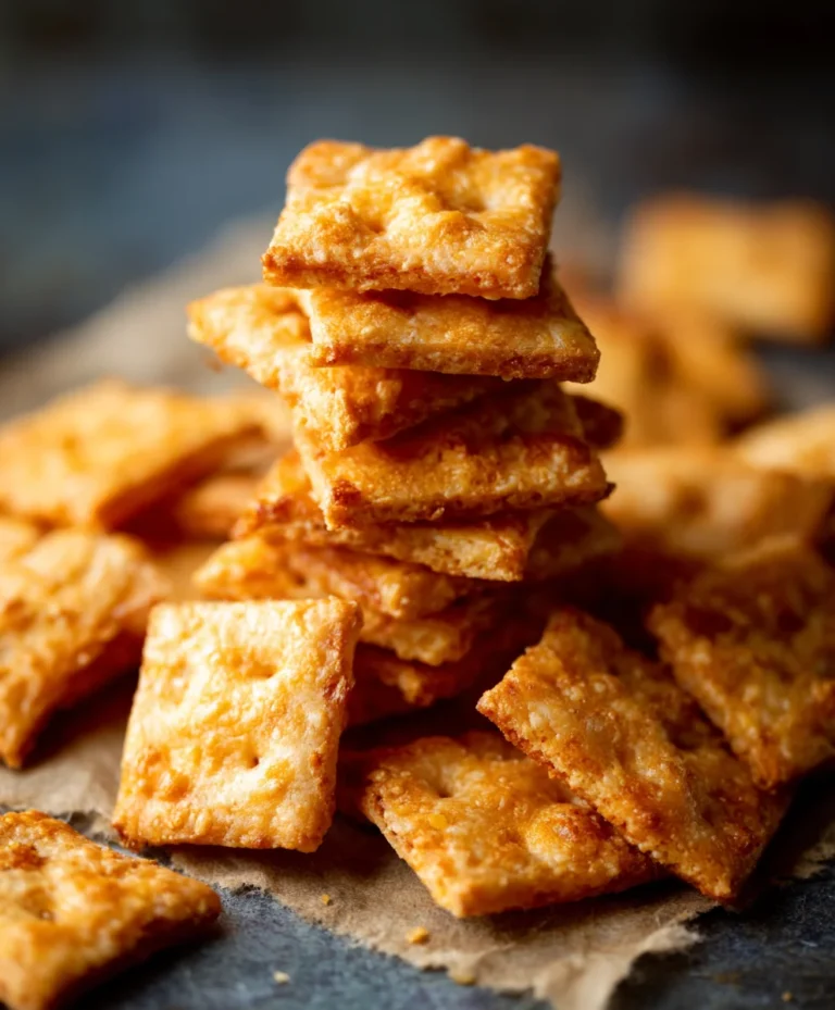 Sourdough Cheese Crackers – Crispy Homemade Goodness