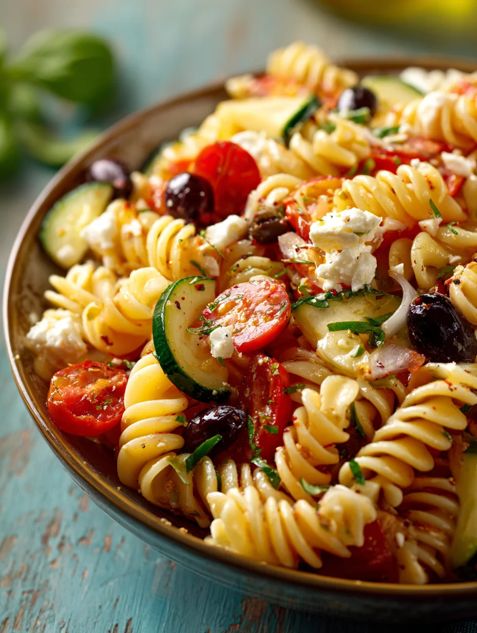 High-Protein Italian Pasta Salad- Easy & Delicious