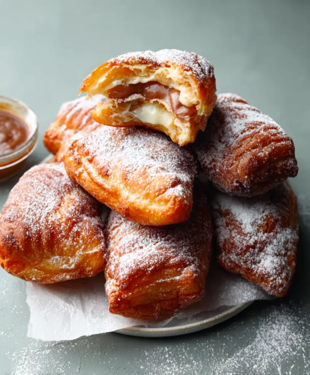 Fried Croissant Beignets-Easy & Delicious Treat