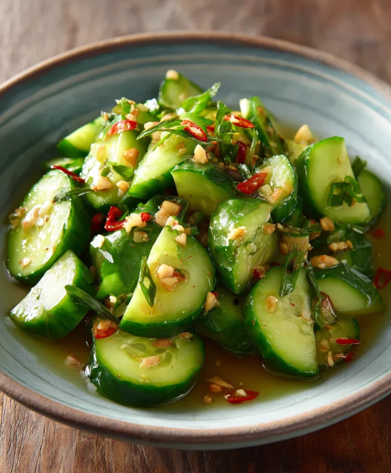 Easy Asian Cucumber Salad- Refreshing & Quick Recipe