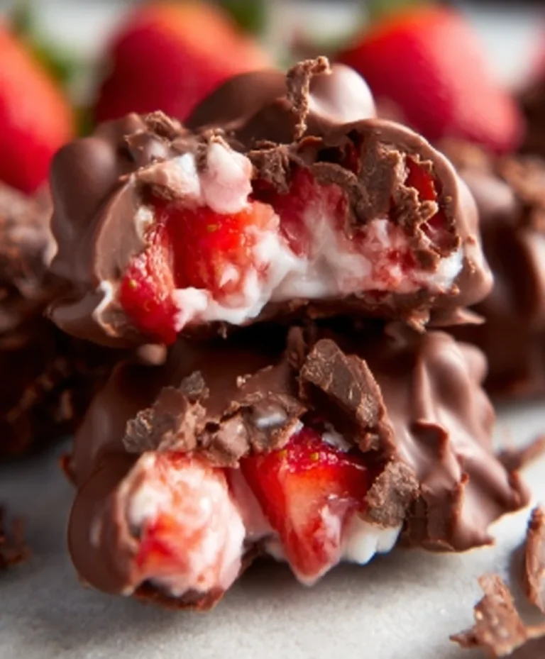 Easy Chocolate Strawberry Yogurt Clusters Viral Recipe