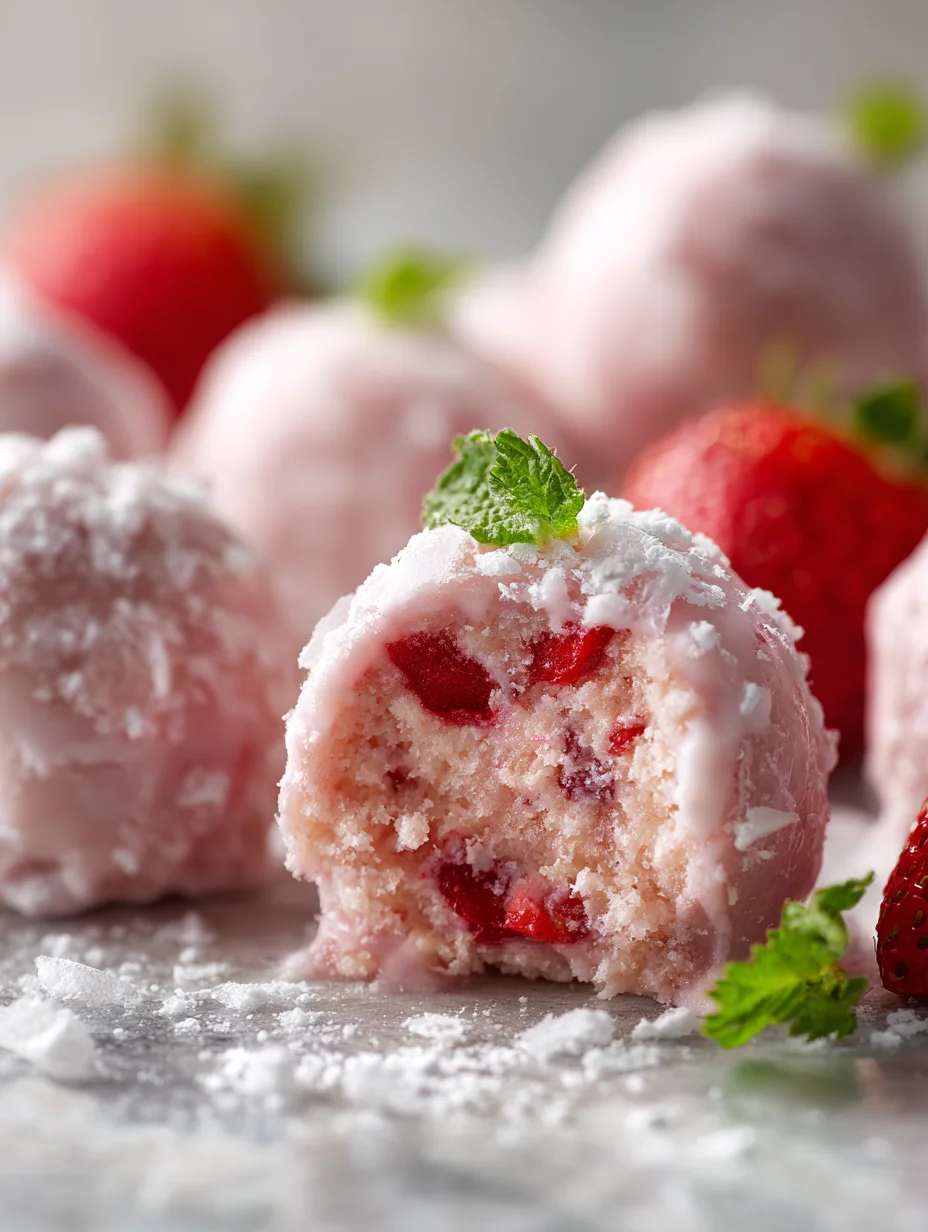 Easy Strawberry Yogurt Bites Quick Treat