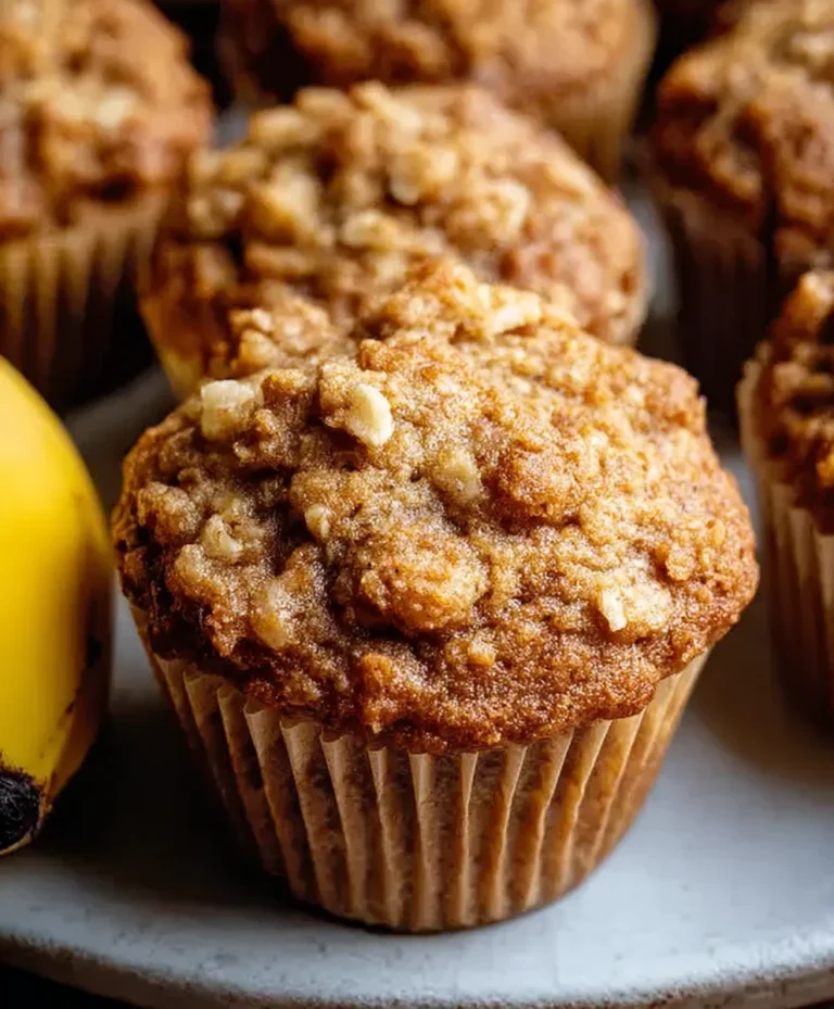 Healthy Banana Oatmeal Muffins – Easy & Delicious