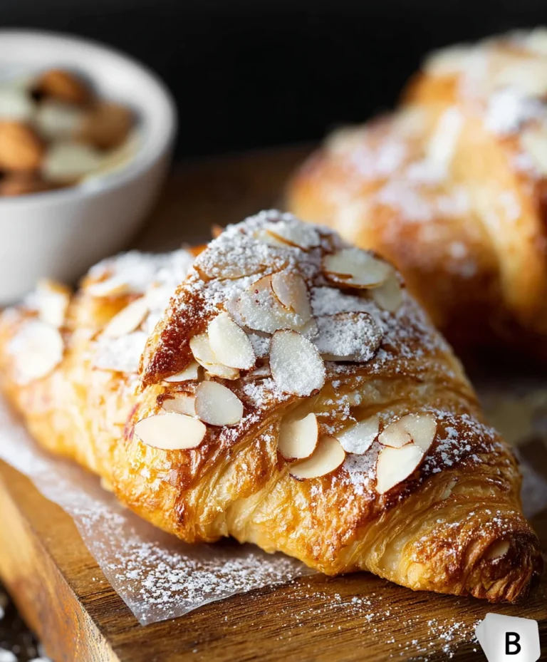 Almond Cream Filled Croissants-Decadent Pastry Delight