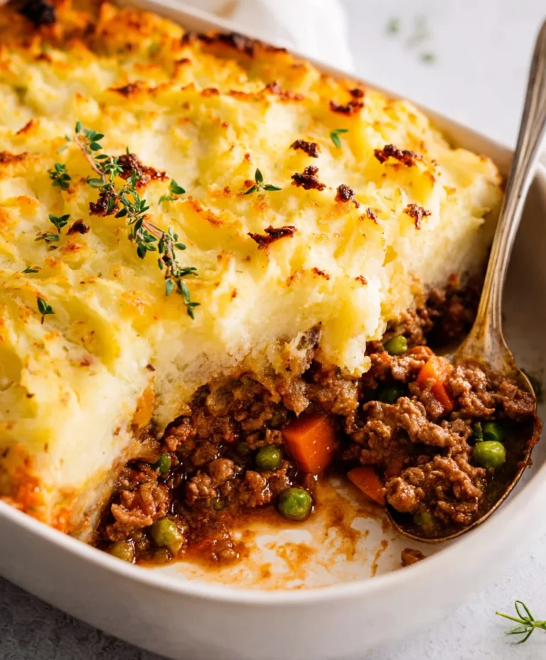 Hearty Homemade Beef Shepherd’s Pie Recipe