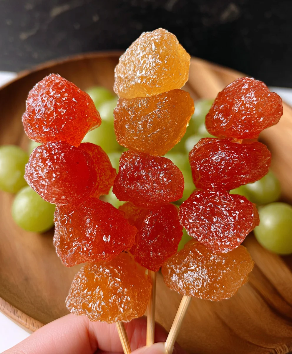 Easy Tanghulu Recipe- Chinese Candied Fruit Fun