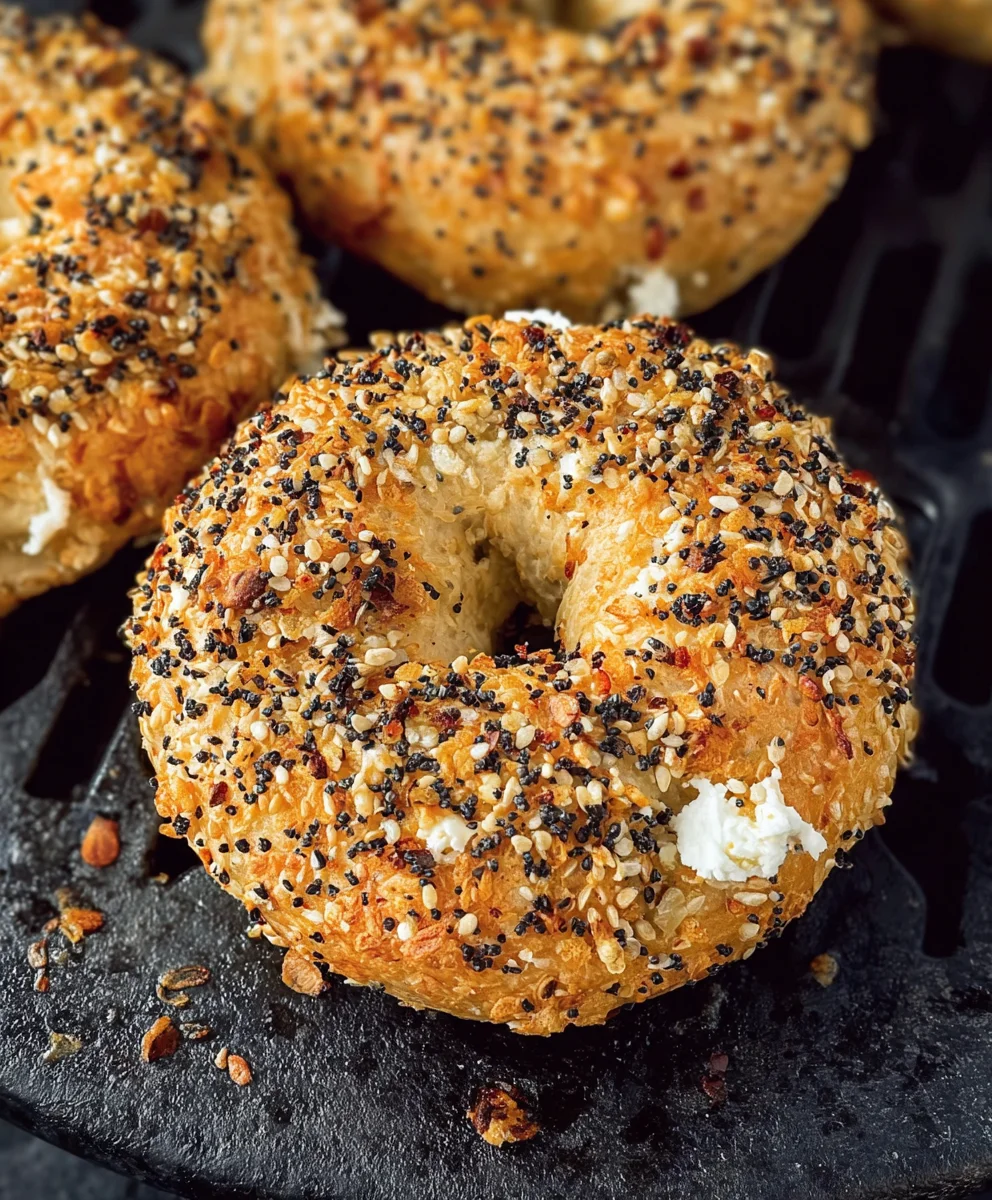 Protein Bagels-Cottage Cheese Recipe-High Protein Breakfast