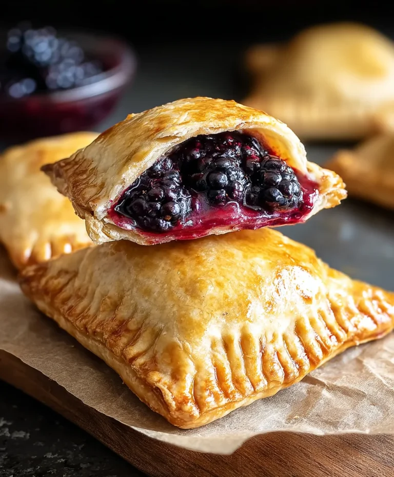 Blackberry Hand Pies-Sweet & Easy Dessert Recipe