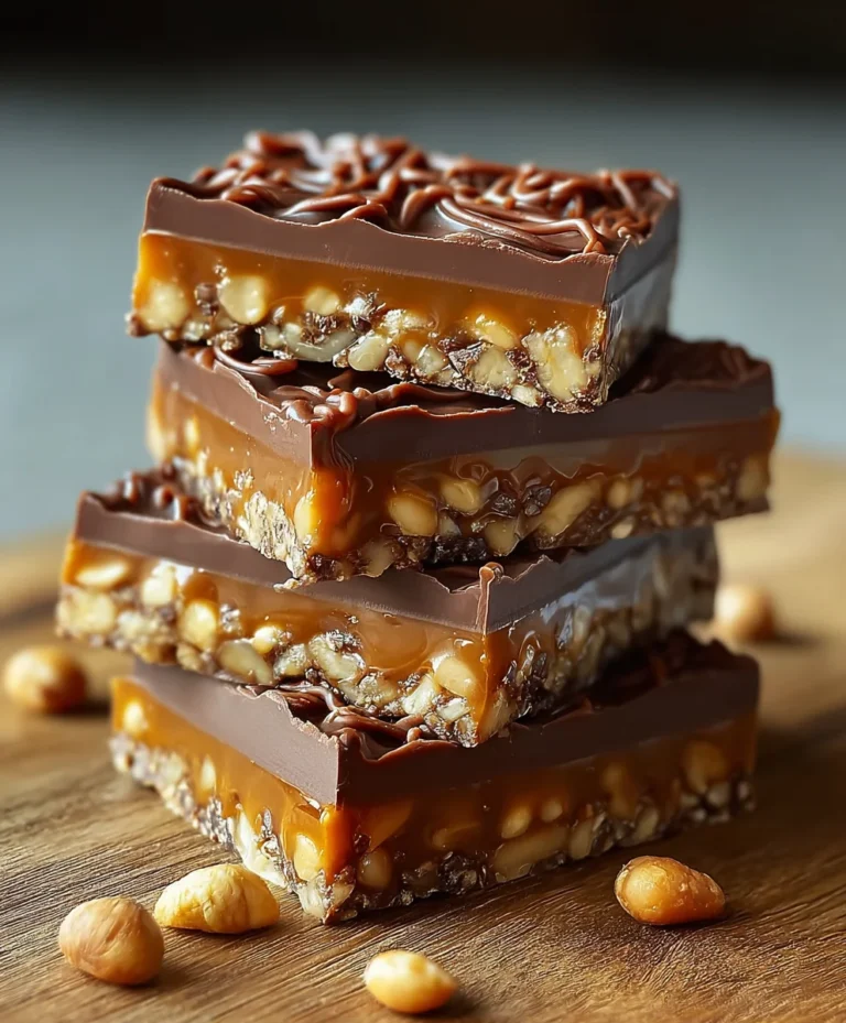 Caramel Fudge Crunch Bars-Easy & Delicious Recipe
