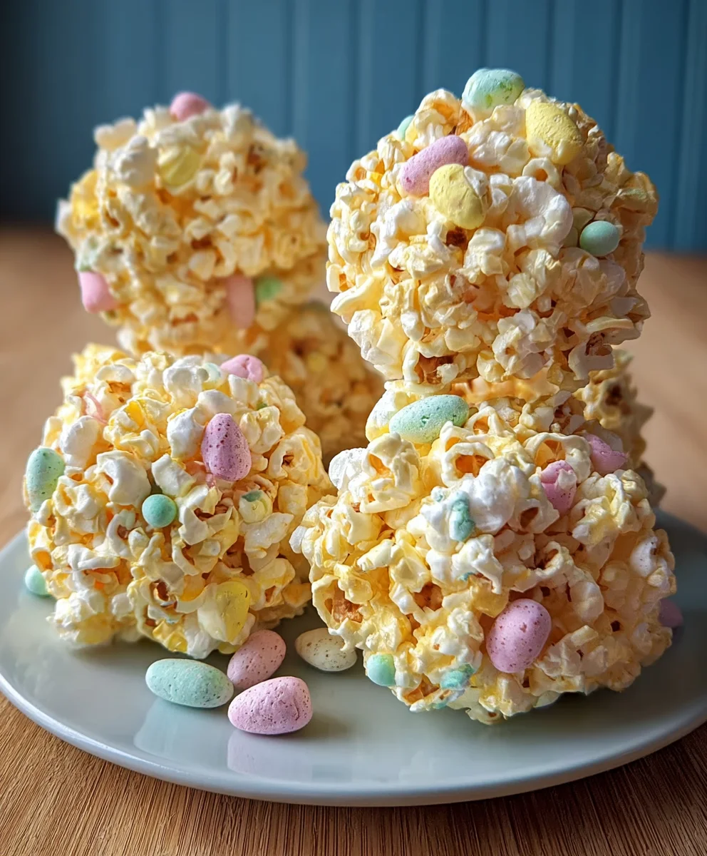 Easter Popcorn Balls - Easy Festive Treat