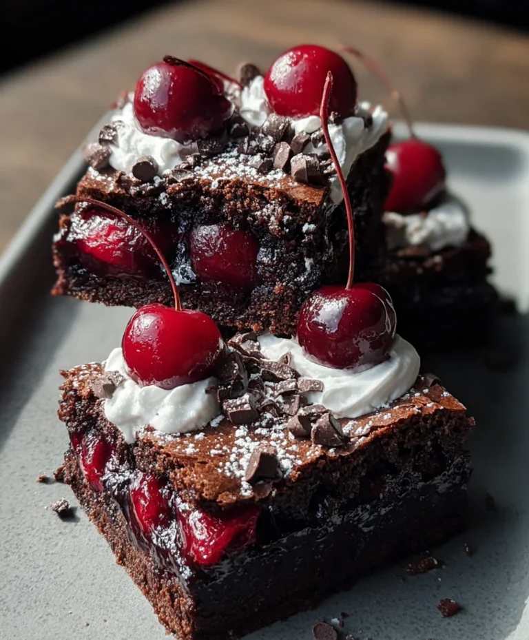 Black Forest Brownies-Small Batch Decadence