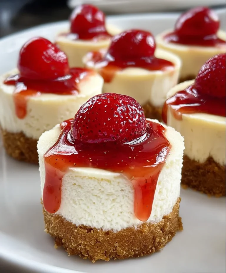 Easy Mini Cheesecakes Vanilla Wafer Crust