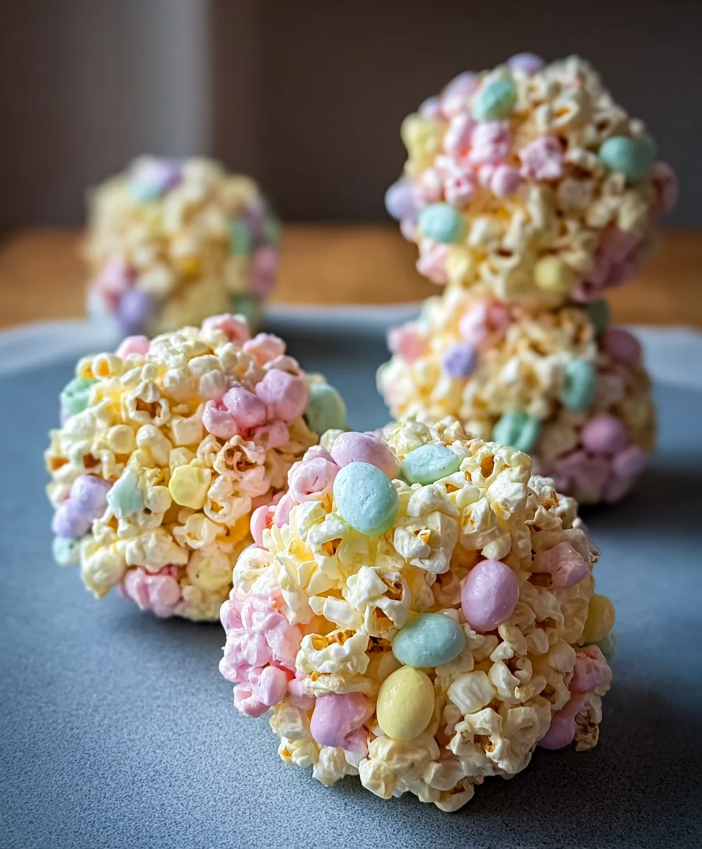 Easter Popcorn Balls - Easy Festive Treat