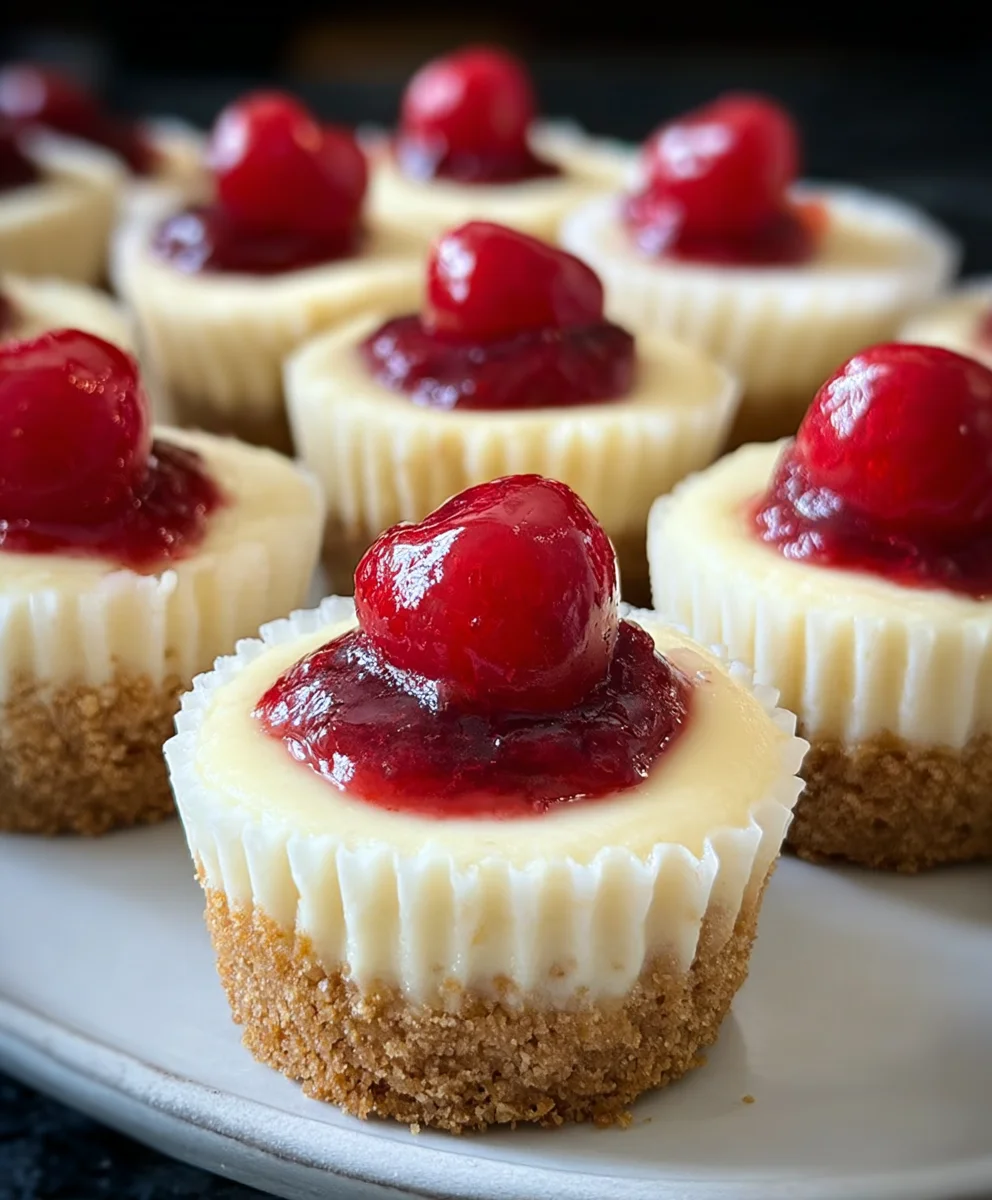 Easy Mini Cheesecakes Vanilla Wafer Crust