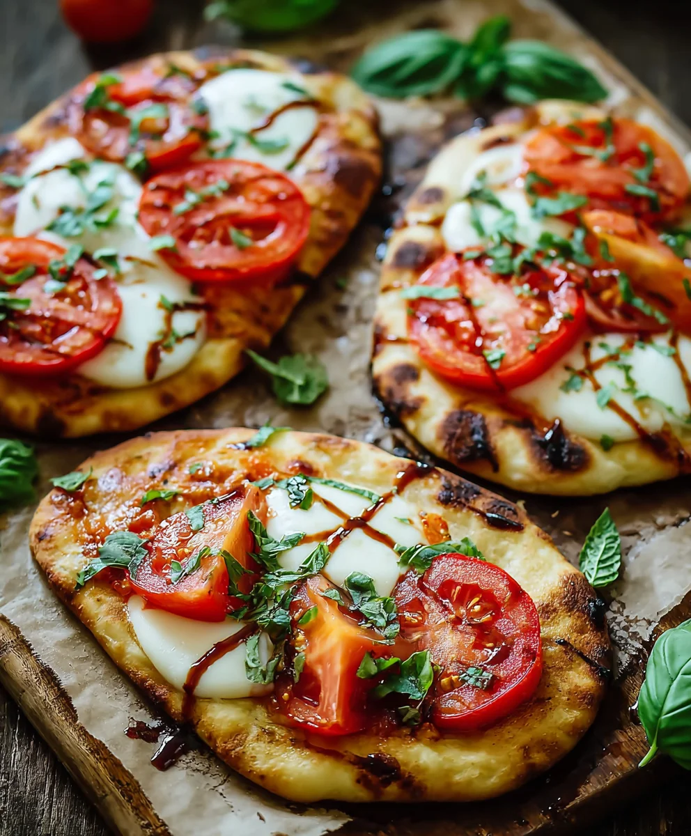 Easy Caprese Naan Pizza-Quick Weeknight Meal