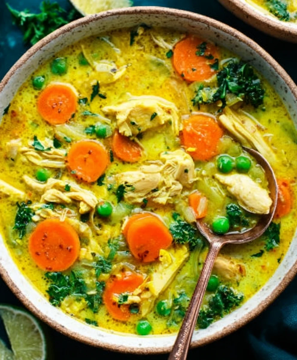 Anti Inflammatory Turmeric Chicken Soup Recipe