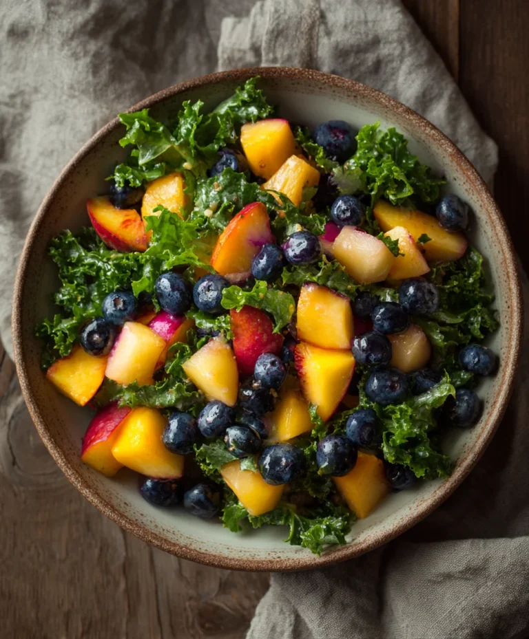 Summer Peach Blueberry Non-Non-Non-Alcoholic Alternativeic Non-Alcoholic Ale Salad