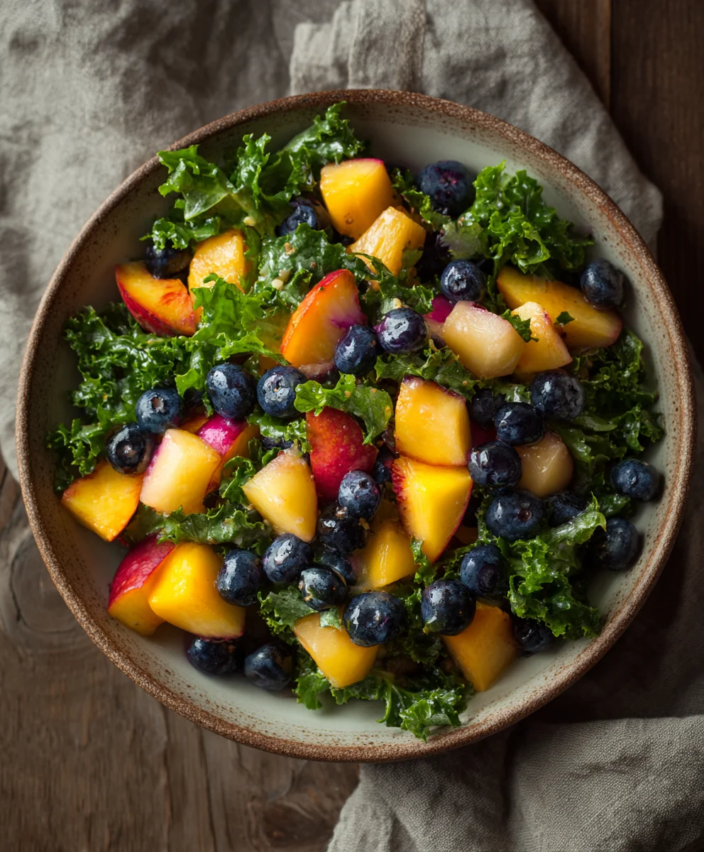 Summer Peach Blueberry Non-Non-Non-Alcoholic Alternativeic Non-Alcoholic Ale Salad