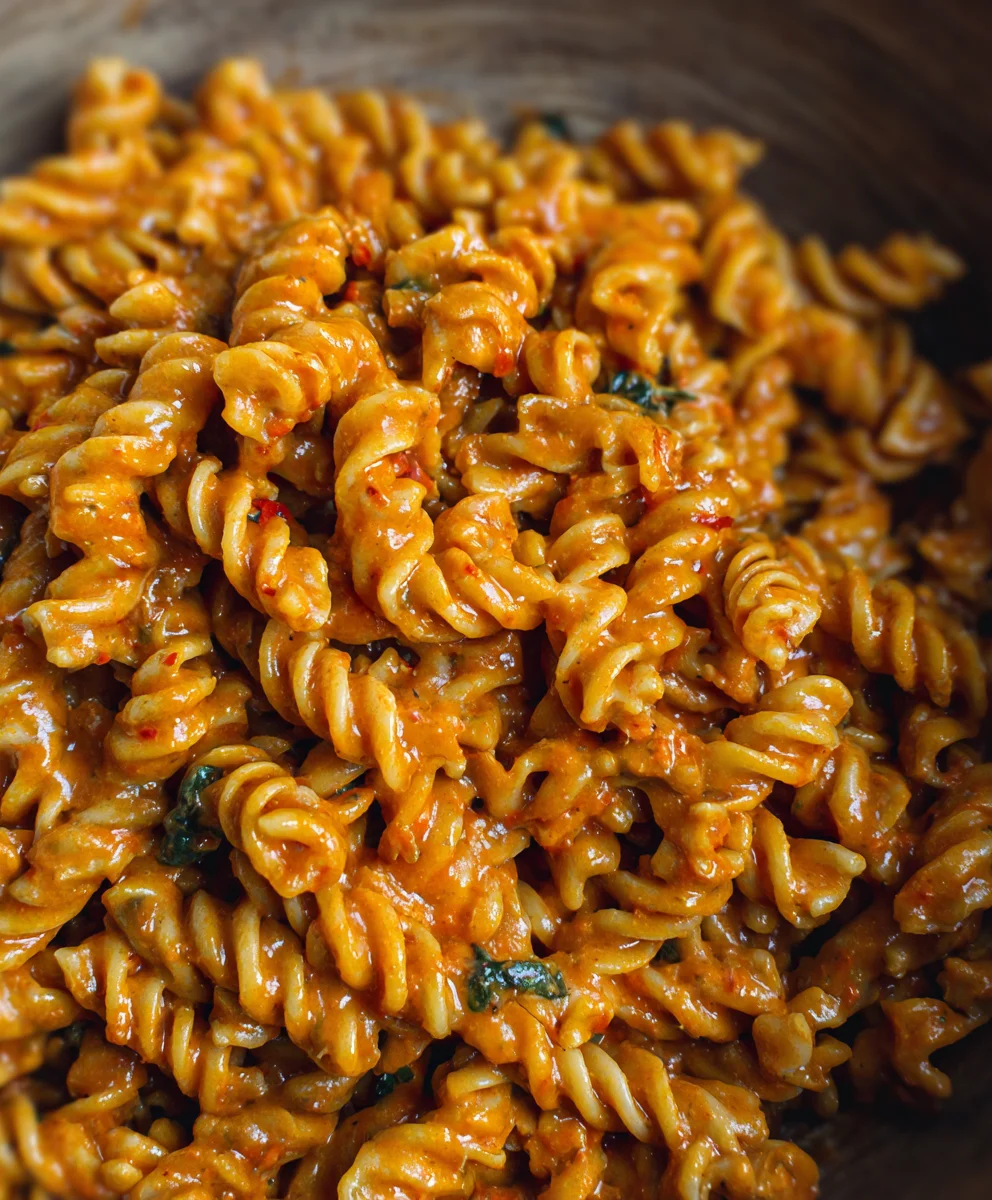 Creamy Vegan Spicy Fusilli - Easy & Delicious Pasta Recipe