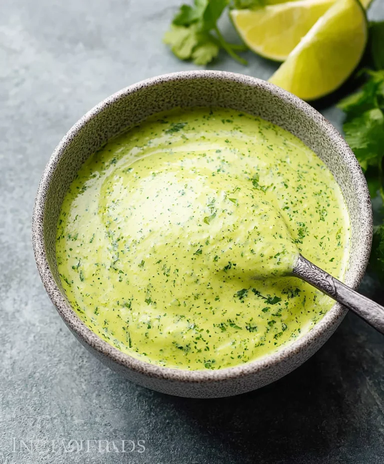 Easy Cilantro Lime Sauce – Zesty Flavor