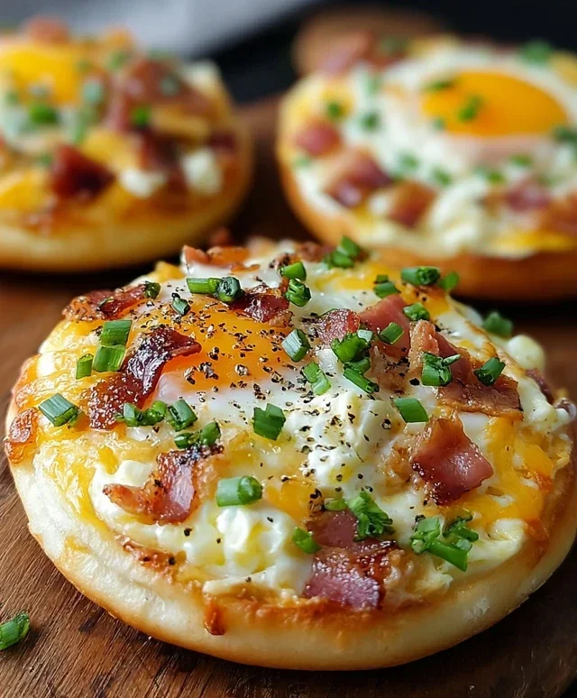 English Muffin Breakfast Pizza