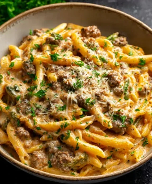 Creamy Beef Pasta