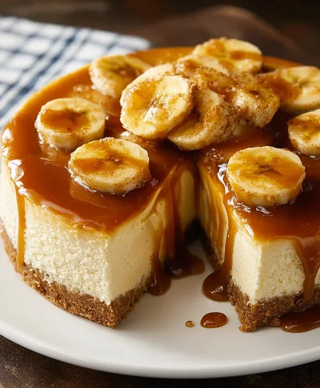 Bananas Foster Cheesecake