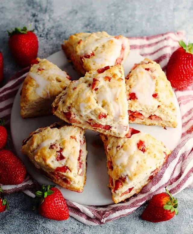 Strawberry Scones