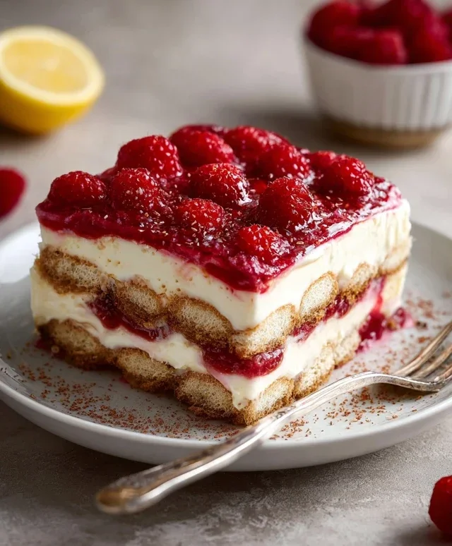 Raspberry Tiramisu