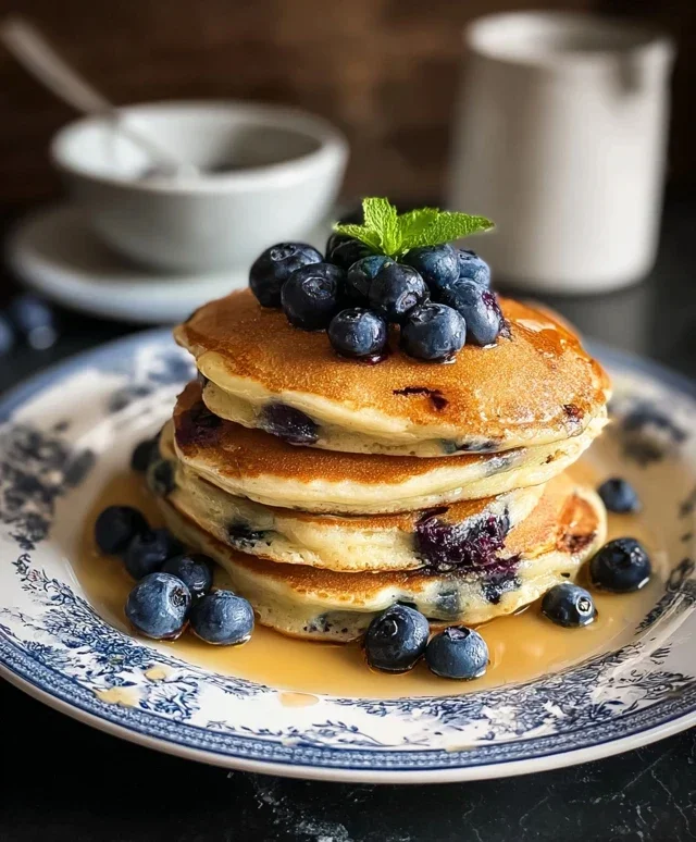 Easy Blueberry Pancake