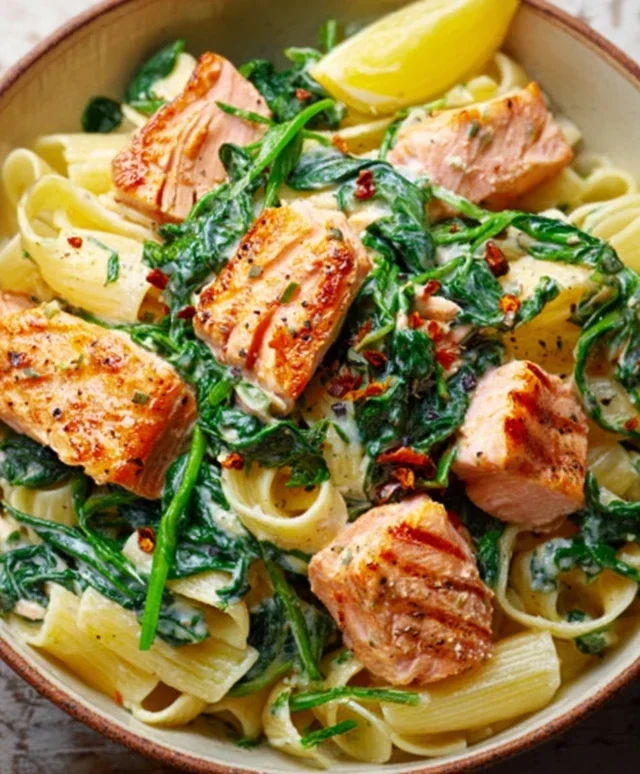 Salmon Spinach Pasta Dish: A Delicious and Nutritious Recipe to Try Today