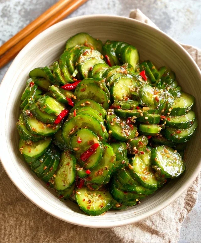Spicy Asian Cucumber Salad