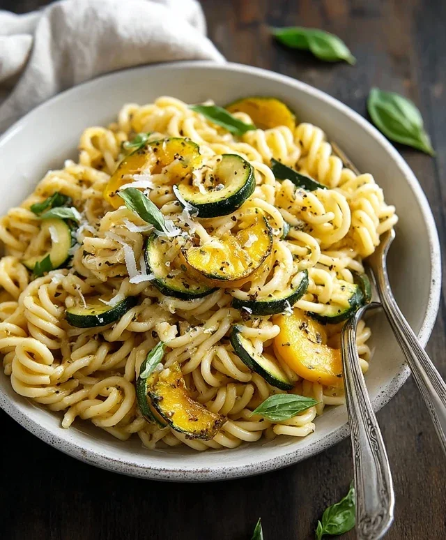 Summer Squash Pasta Skillet