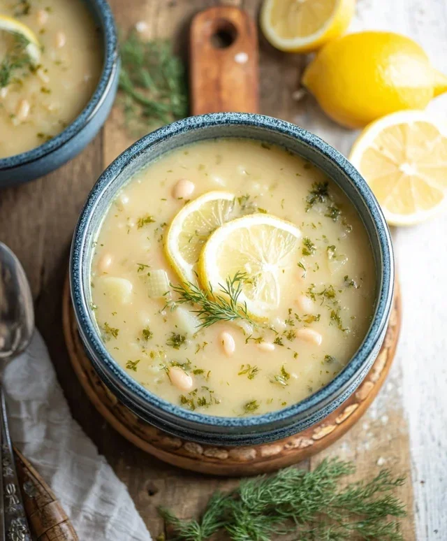 Lemon-Dill White Bean & Potato Soup