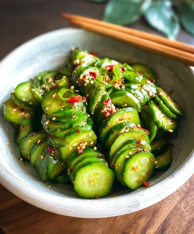 Spicy Asian Cucumber Salad