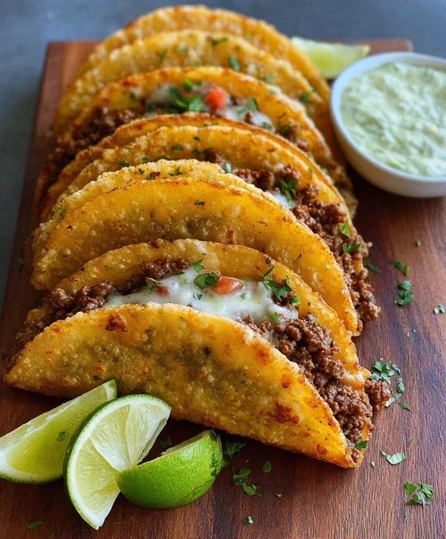 Crispy Ground Beef Tacos