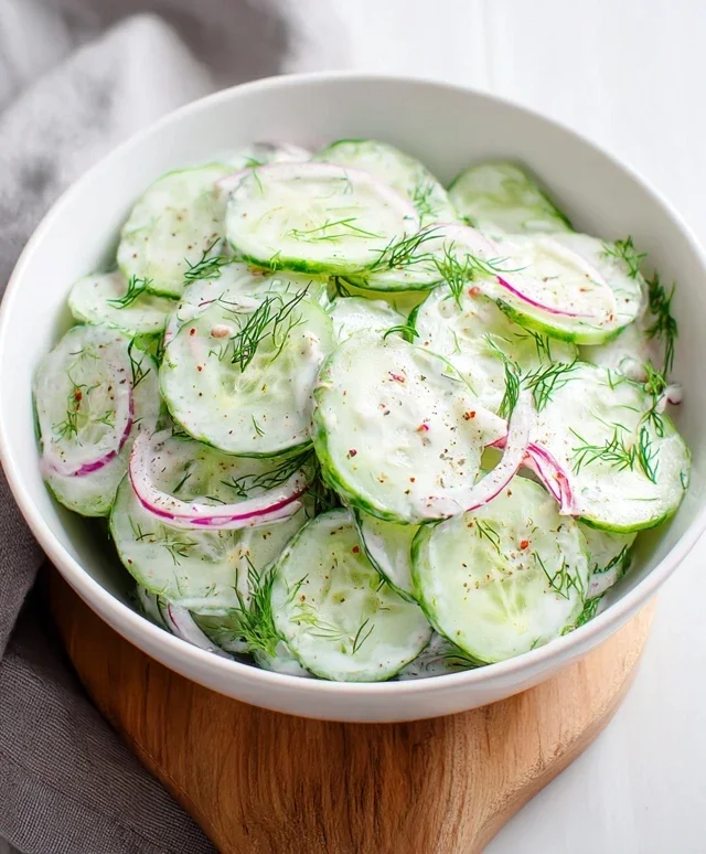 Polish Cucumber Salad