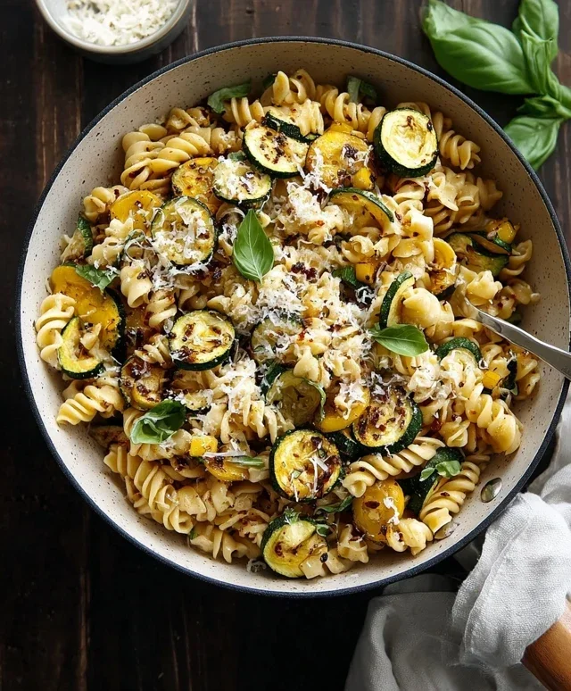 Summer Squash Pasta Skillet